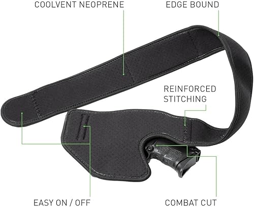 Miniatura 3 de Low-Pro - Banda para el vientre compatible con Glock, 43x, diestro, extragrande