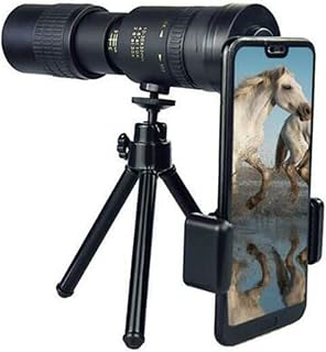 Portable Zoom 10-300x40 Telephoto Lens Portable Zoom Tripod Mobile Phone Clip for Adult Bird Watching Outdoor Travel Sightseeing