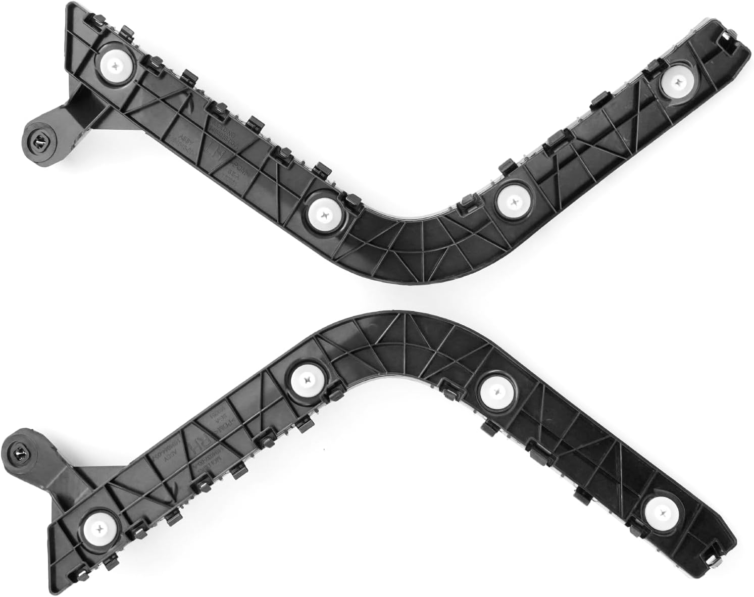 Jaronx Compatible with 2020-2024 Tesla Model Y Rear Bumper Bracket 1494043-00-A 1494044-00-A, Left & Right Rear Fender Bumper Bracket Retainers for Tesla Model Y Accessories