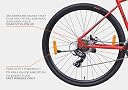 Fire-Fox Drift + Hybrid Cycle in Slim Tyres with Dual disc Brakes with 21 Speed SHI-Mano Gears for 13+ Age Group gallery image
