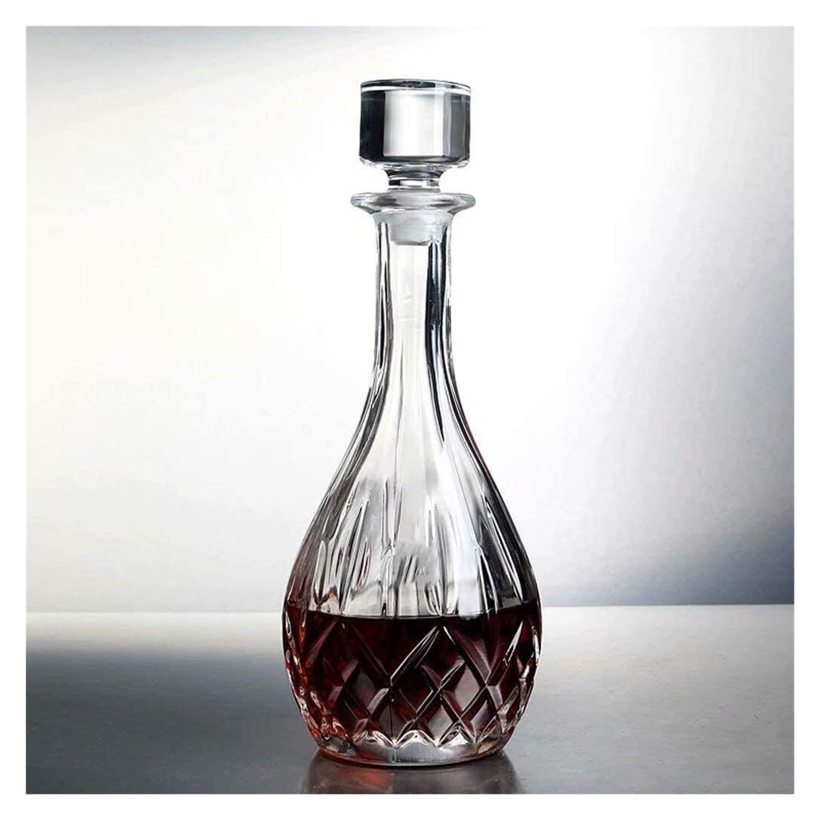 Décanteur à vin rouge en cristal de haute pureté pour sublimer votre table