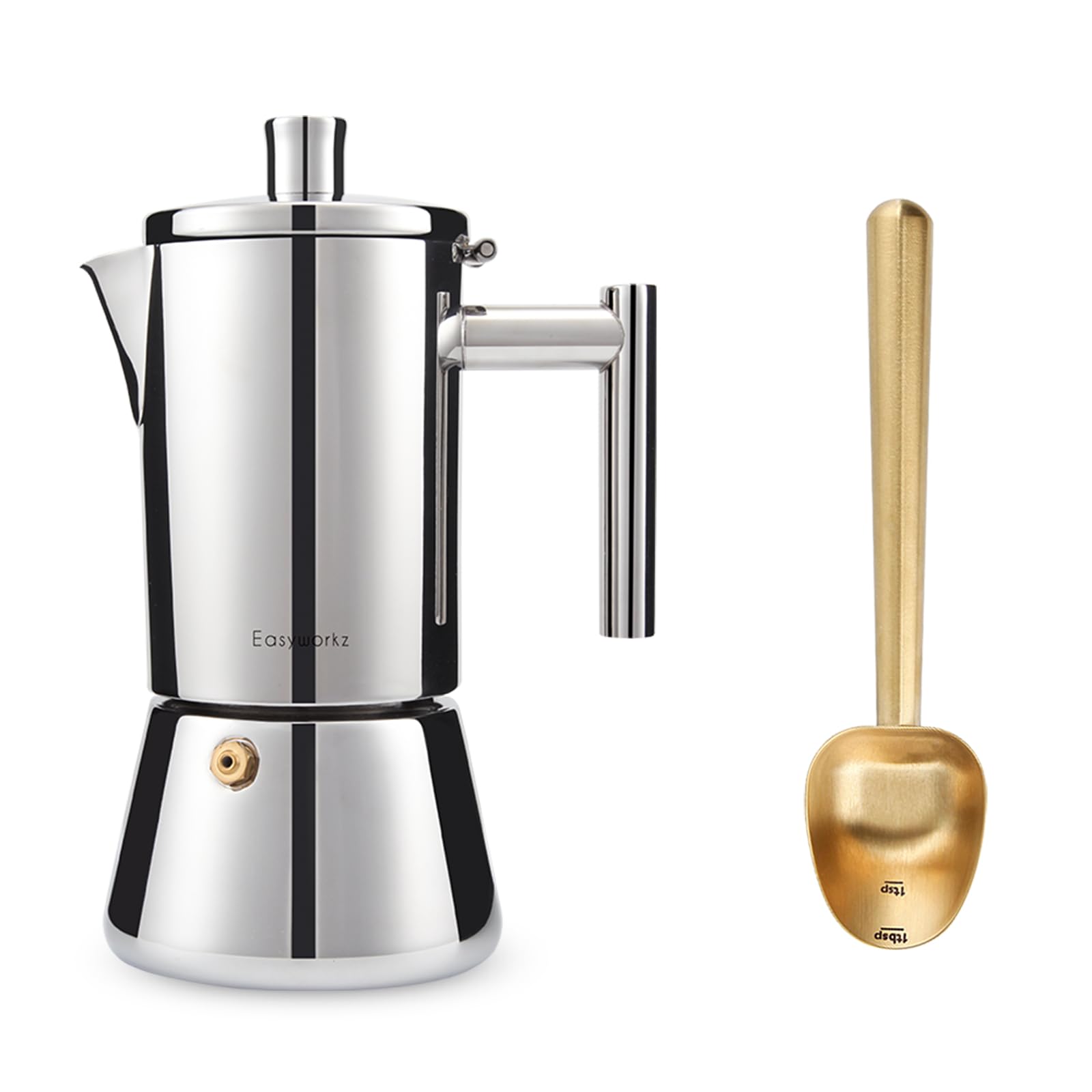 Amazon.com: Easyworkz Diego Stovetop Espresso Maker 4Cup 6.8 oz Amazon.com: Easyworkz Diego Stovetop Espresso Maker 4Cup 6.8 oz