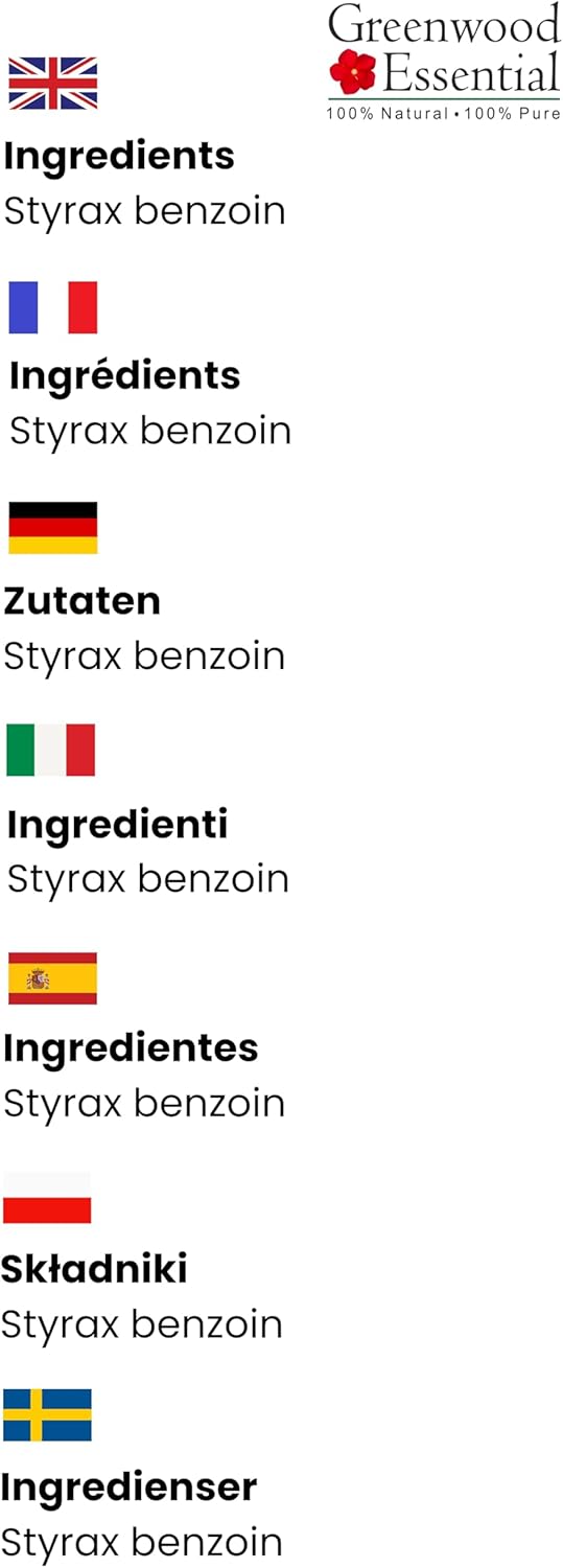 Benzoin​ Oil‍ Showdown: Steam Distilled (30ml) vs.(Sustainable) for Skin & Gifting