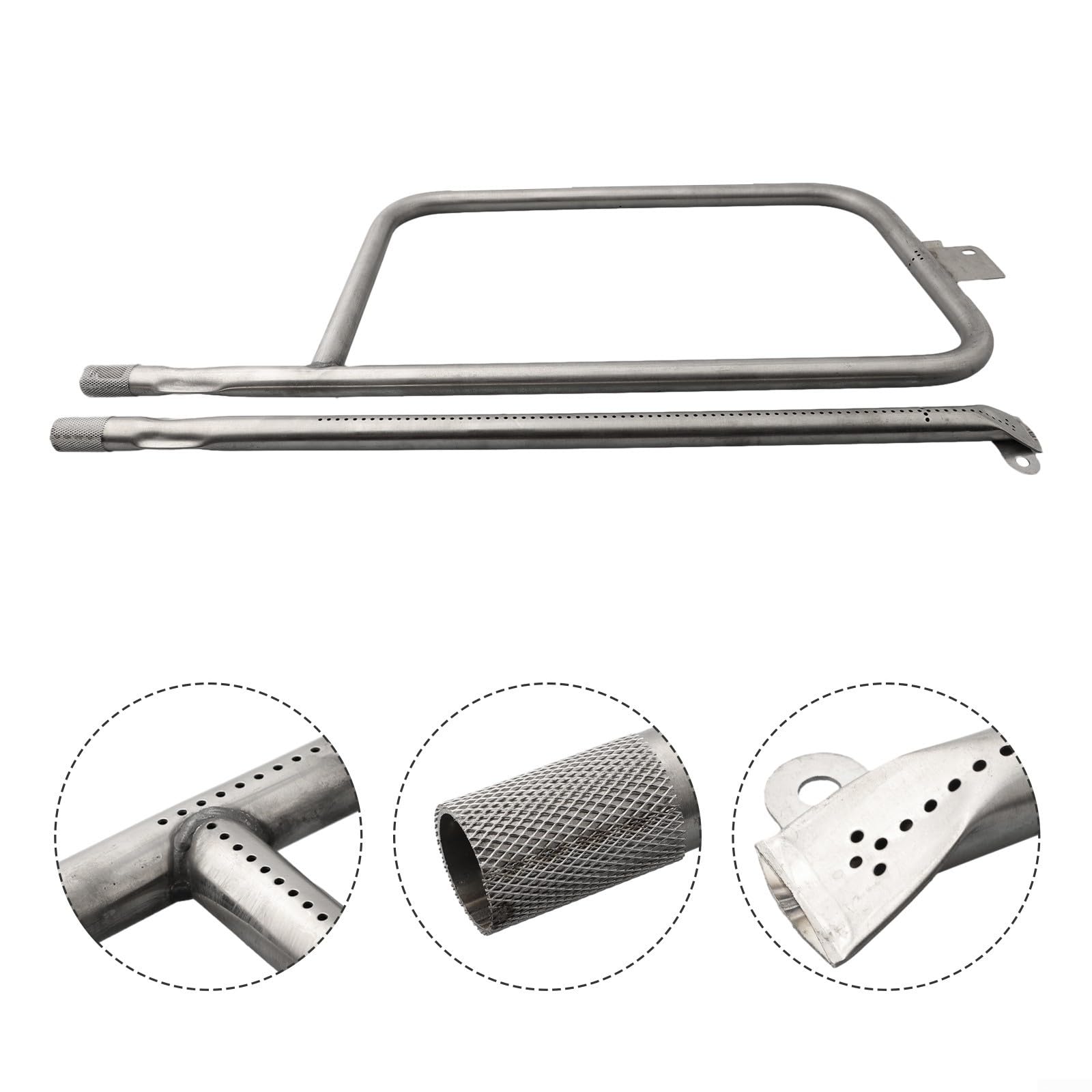 Brûleur tubulaire en acier inoxydable, compatible avec les barbecues à gaz Q300/Q3000