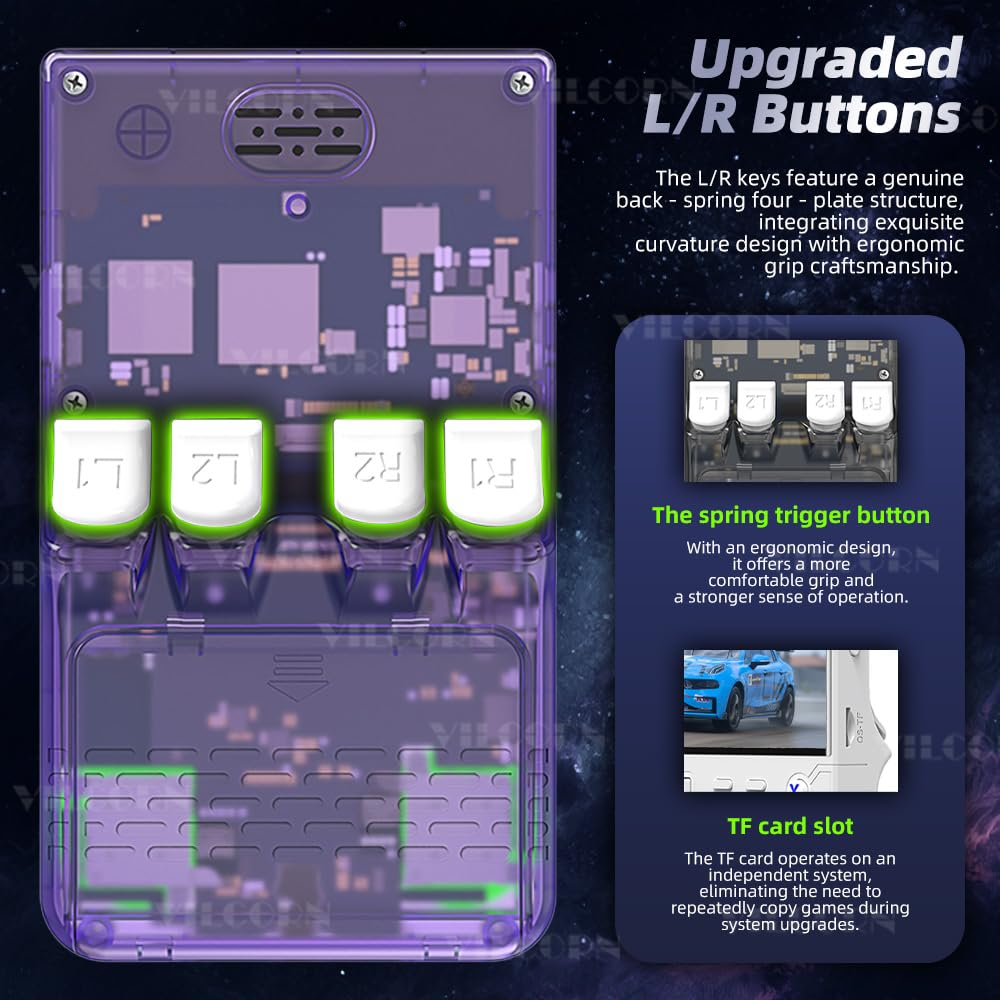 R36 Ultra Retro-Handheld-Spielkonsole, 10,2 cm, Open-Source-Linux-System, 128 GB, tragbare Videospielkonsole mit RGB-Joystick-Tasche, Spiel-Player, unterstützt WLAN, Weihnachts- und