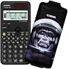Casio FX-991DE CW ClassWiz Technical Scientific Calculator with Art Case Space Monkey German Menu Guide Limited Edition
