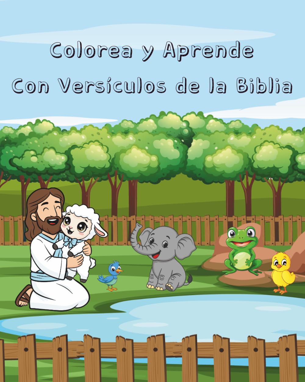 Colorea y Aprende Con Versículos de la Biblia