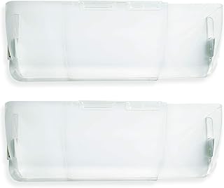 FILTERWOW Unbreakable Clear Plastic Heat and Air Vent Deflector-Magnetic and Adjustable 10-14 Inches for Use On Floor Vent...