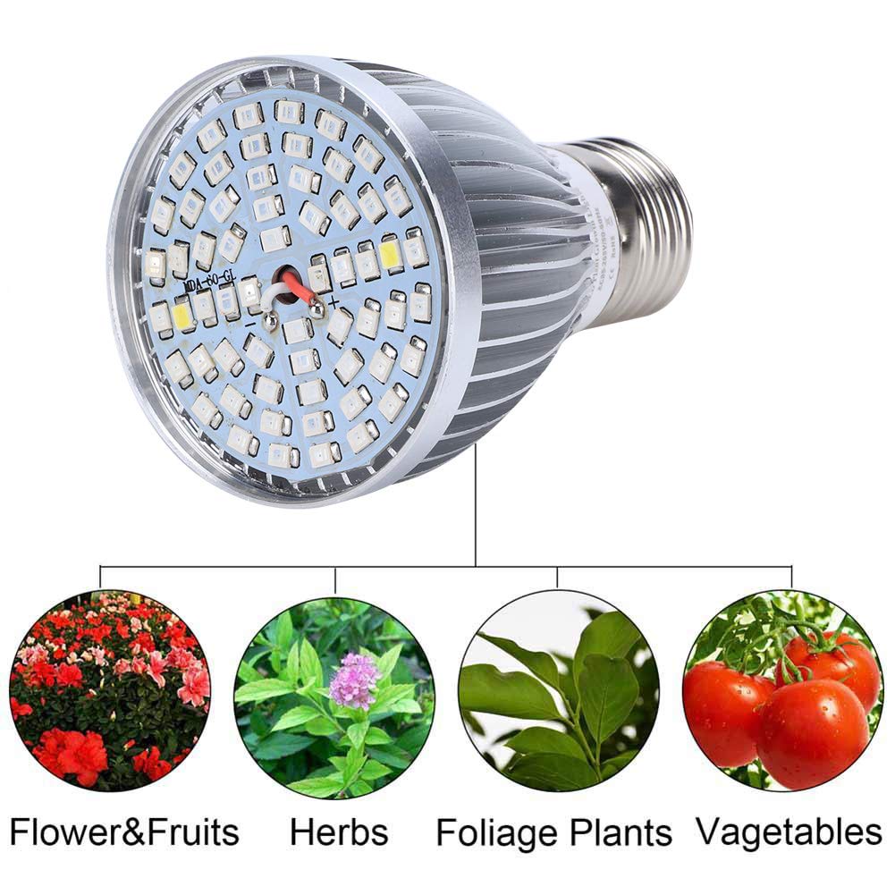 Lampe De Croissance,Ampoule À Spectre Complet Pour Plantes, Lampe De