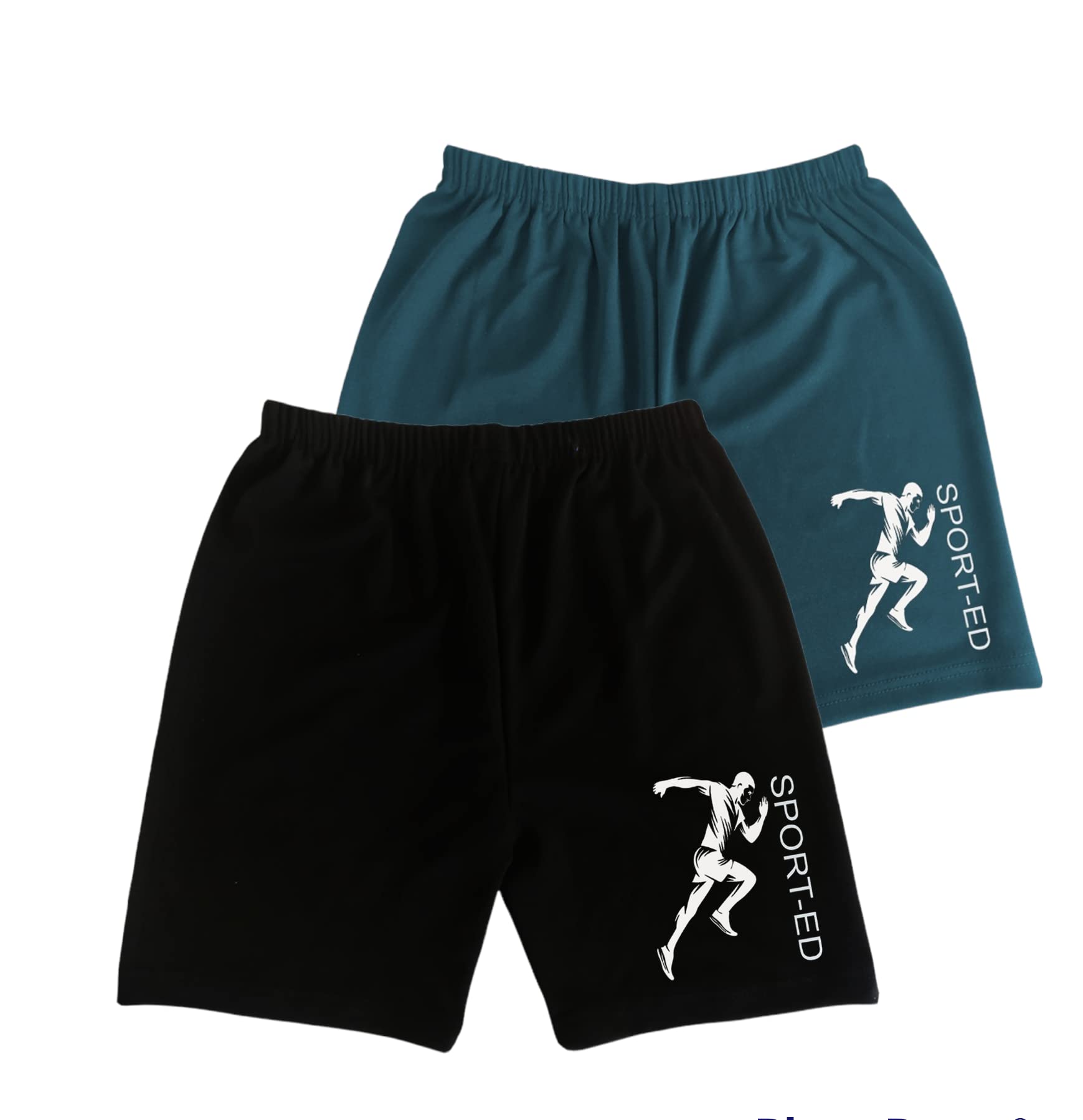 AMAZEE Boys Lycra Sports Shorts[Pack of 2]-picture-20