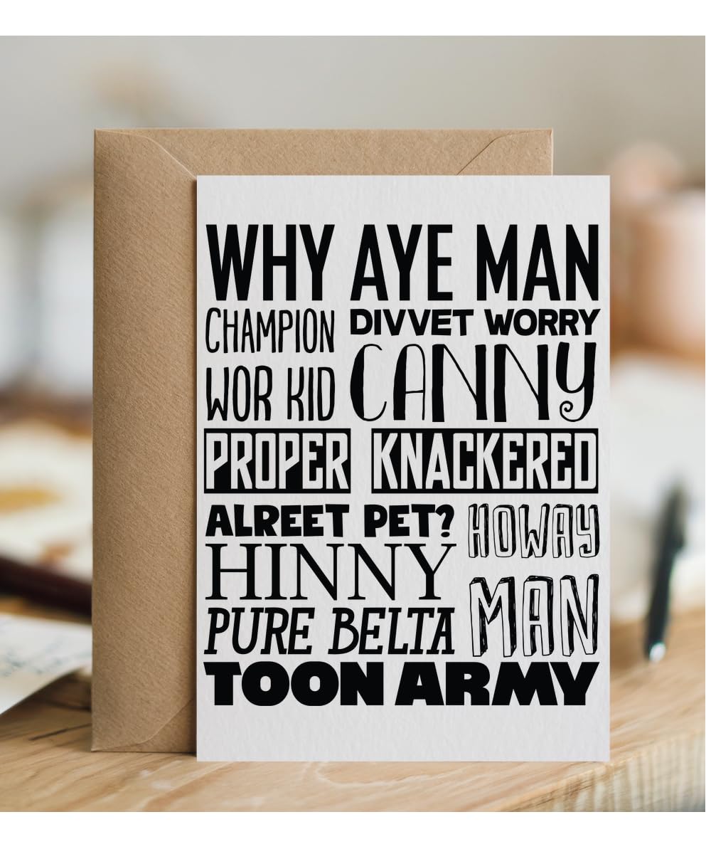 Geordies Rabbit Geordie Card