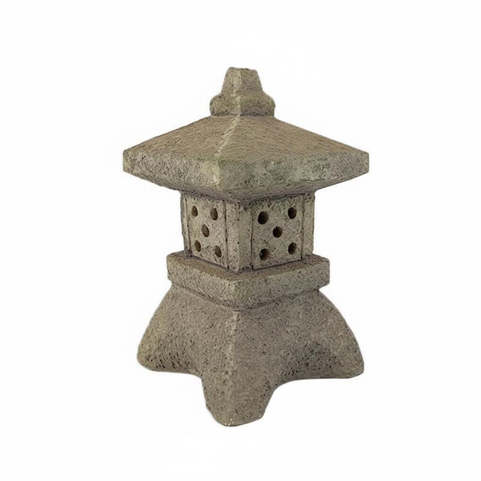 Automatic Lighting Solar Pagoda Lantern Energy Efficient Stone Pillar Light Warm Radiance Zen Garden Lamp Weather Resistant for Pathway, Yard, Style C | Home & Garden-image-30