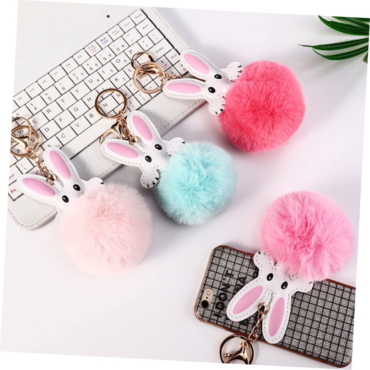 SHERCHPRY 12 colgantes para bolsa de ropa, bola de burbujas de felpa