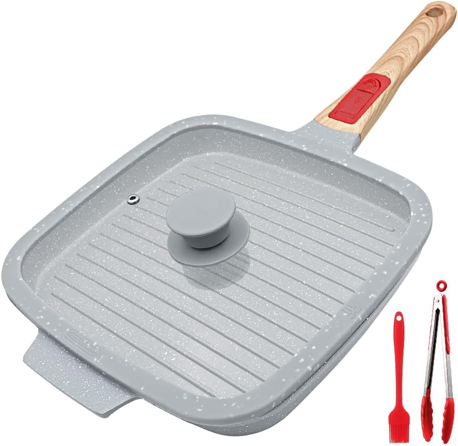 RANX INGST Griddle Pan with Detachable Handle 24 cm