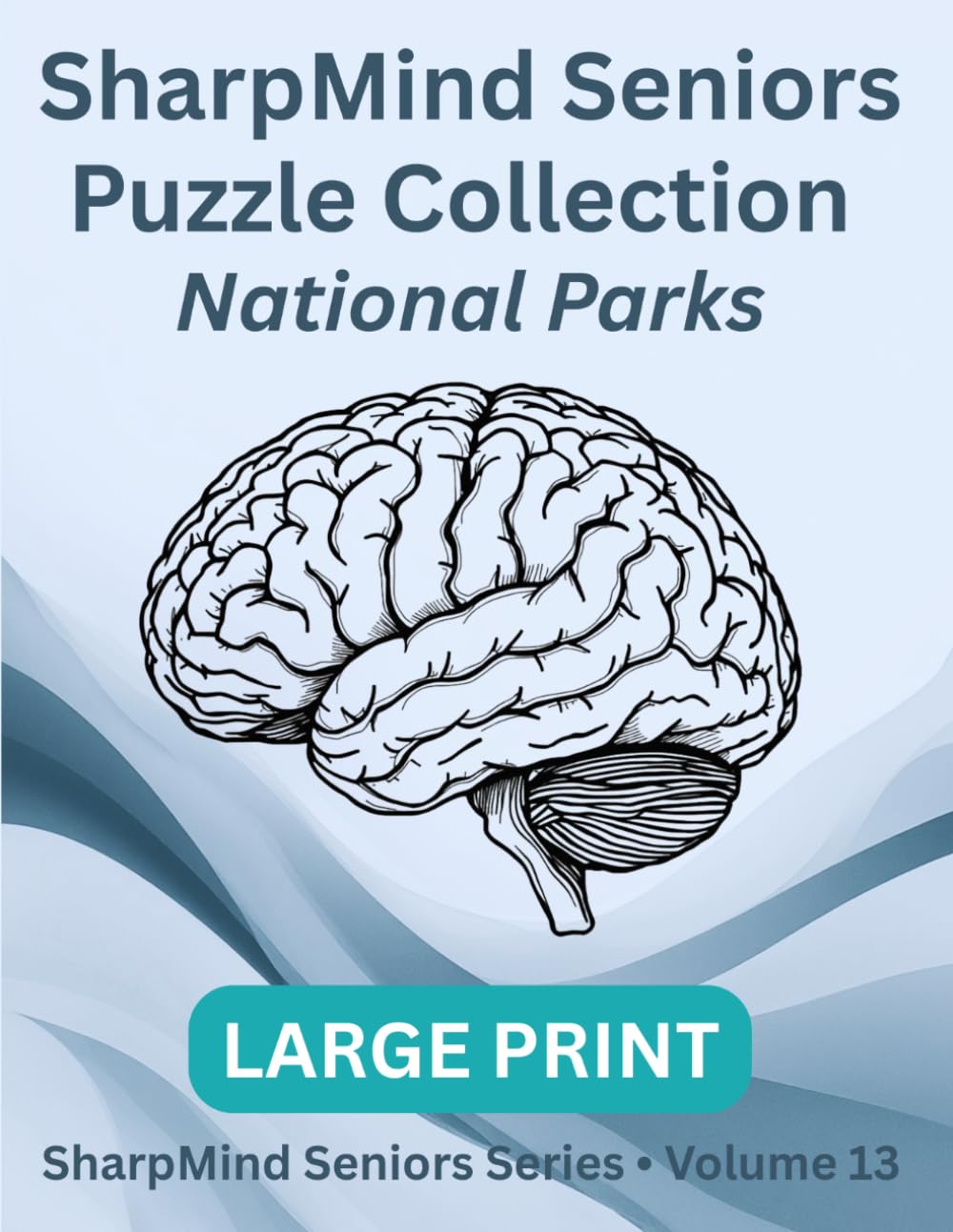 SharpMind Seniors: Large-Print Puzzle Variety Pack - National Parks Edition