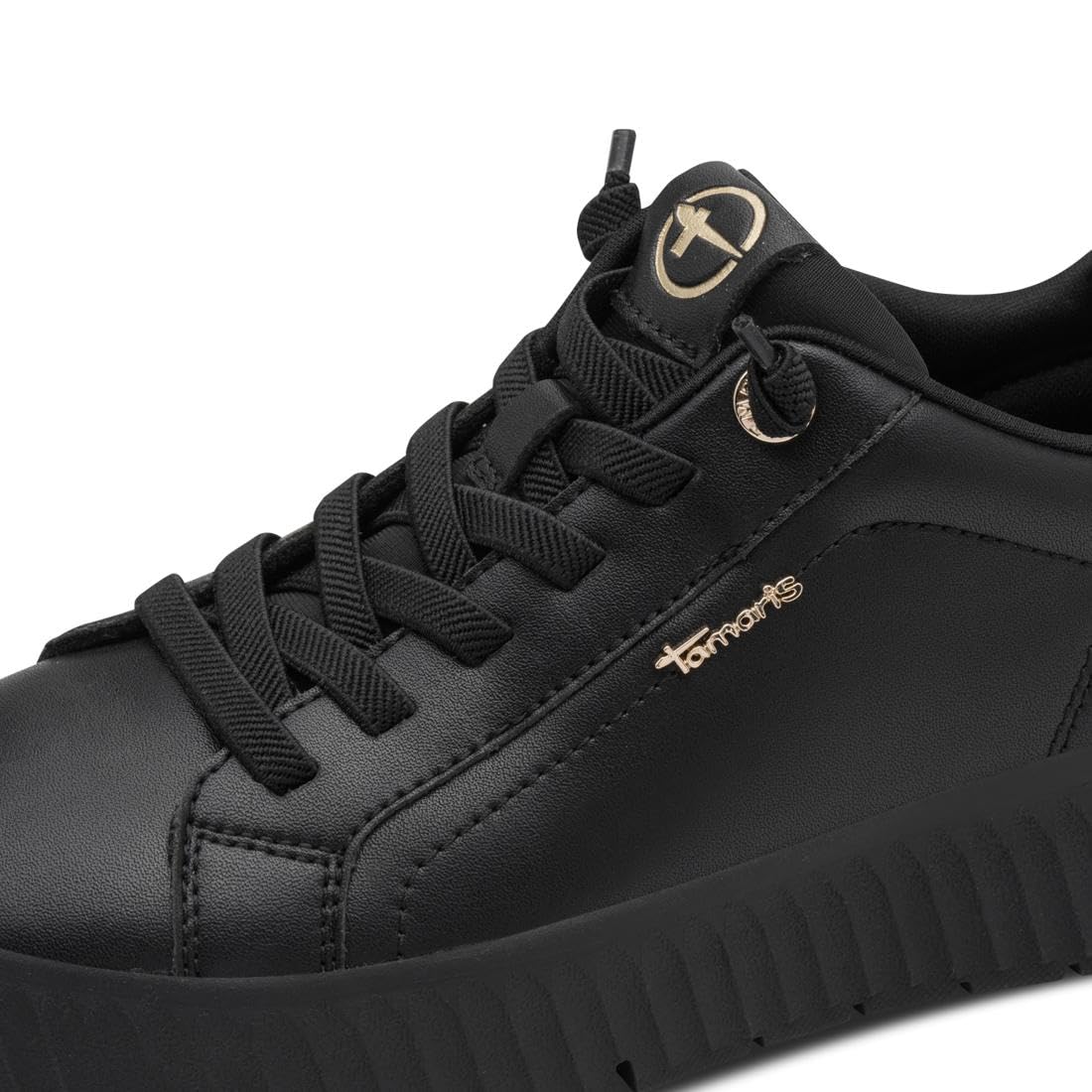 Tamaris Comfort Damen Step IN Leder Sneaker flach zum Schlupfen Wide Fit