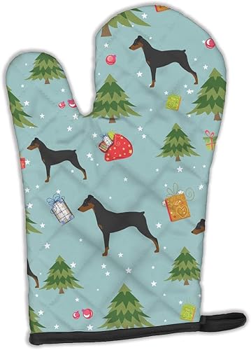 Vista 21 de Caroline's Treasures BB4904OVMT Christmas Siberian Husky Oven Mitt Heat Resistant Thick Oven Mitt for Hot Pans and Oven, Kitchen Mitt Protect Hands