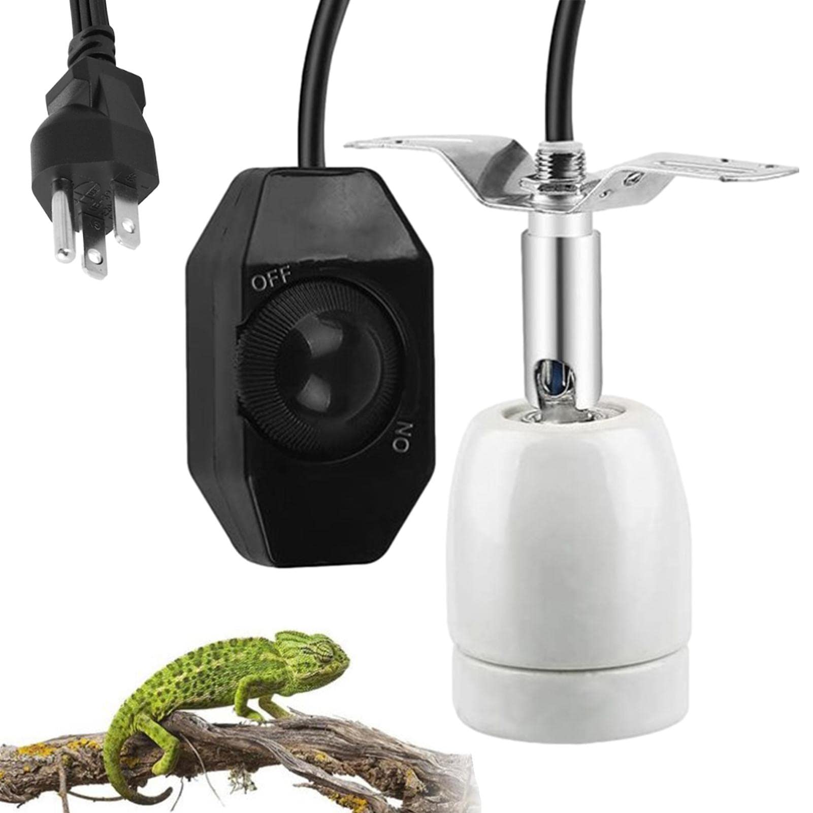 Amazon.co.jp: ヒートランプソケット, 300W 360°回転ヒートライト 