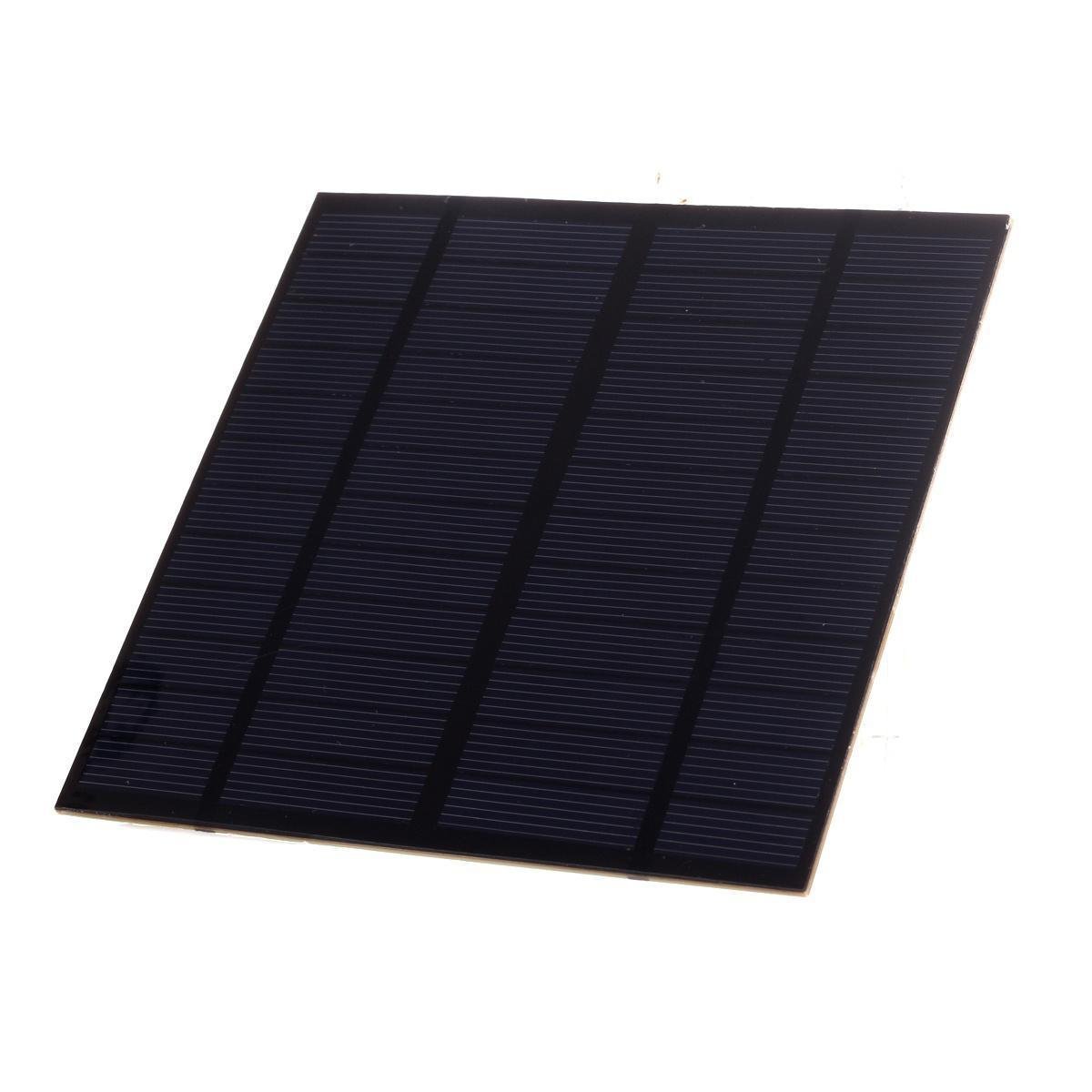 Nuzamas - Mini panneau solaire pour camping, chargeur de batterie 3 W 12 V 250 ma