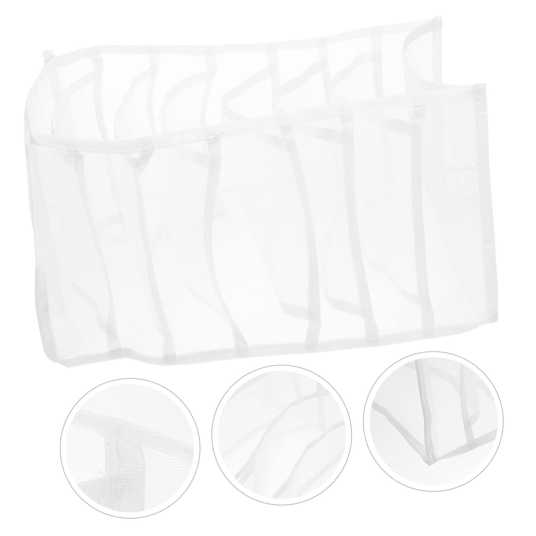 Cabilock 6piezas Organizador De Ropa Plegable Compartimentos Para Jeans y Ropa Interior Para Armarios Mantiene El El