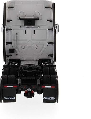 Miniatura 5 de Diecast Masters Freightliner Cascadia SBFA Tándem a escala 1:50 con durmiente de 72" | Serie de transporte | Modelo blanco perla 71027