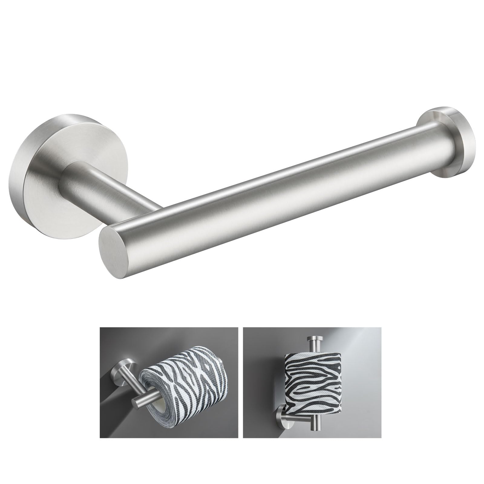 Angle Simple Toilet Paper Holder Polished Chrome, Toilet Paper Roll Hanger — Amazon image 10