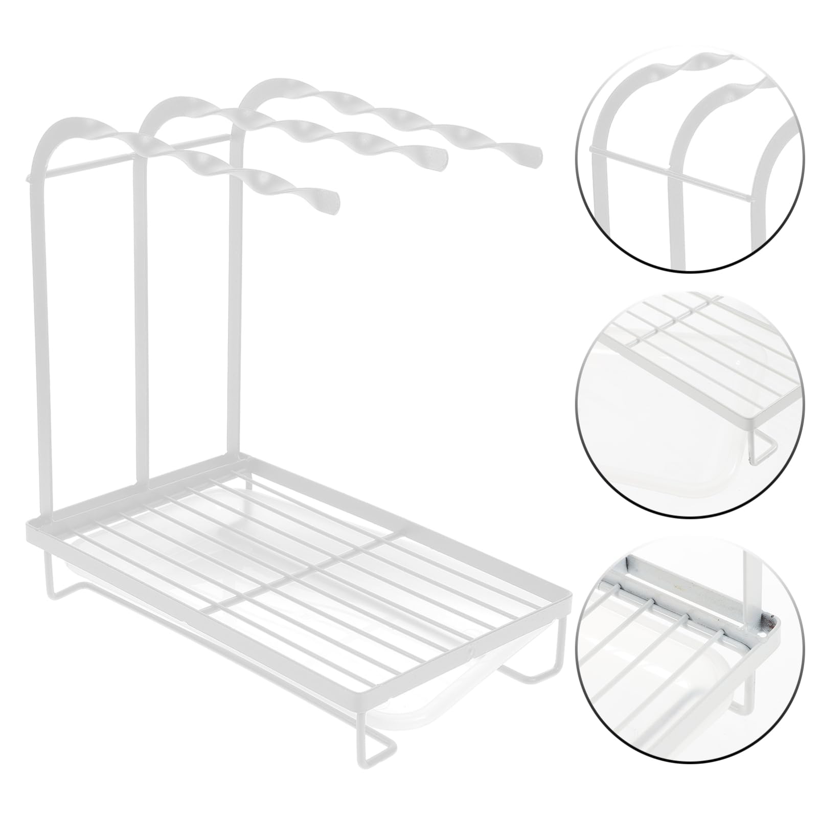 Küchenaufbewahrungsregal, Abtropfgestell, Schwammhalter für Spüle, Seife und Schwamm, über Spüle, Geschirrregal, Badezimmer, Handtuchhalter, Spülbürstenhalter, platzsparende Lösung