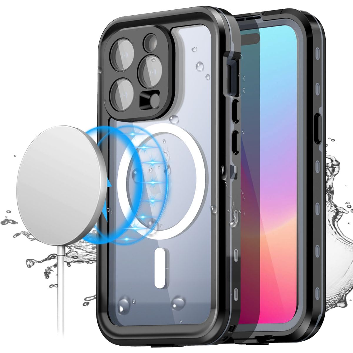 Coque étanche iPhone 15 Pro pour immersion sous-marine et ski - 8