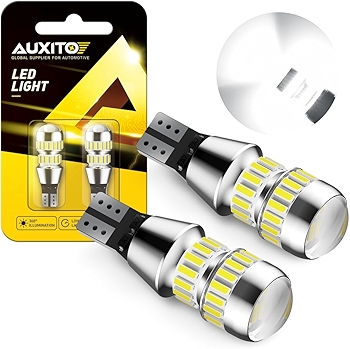 AUXITO 912 921 LED Backup Light Bulb - 42-SMD, 6000K White, Non-Polar