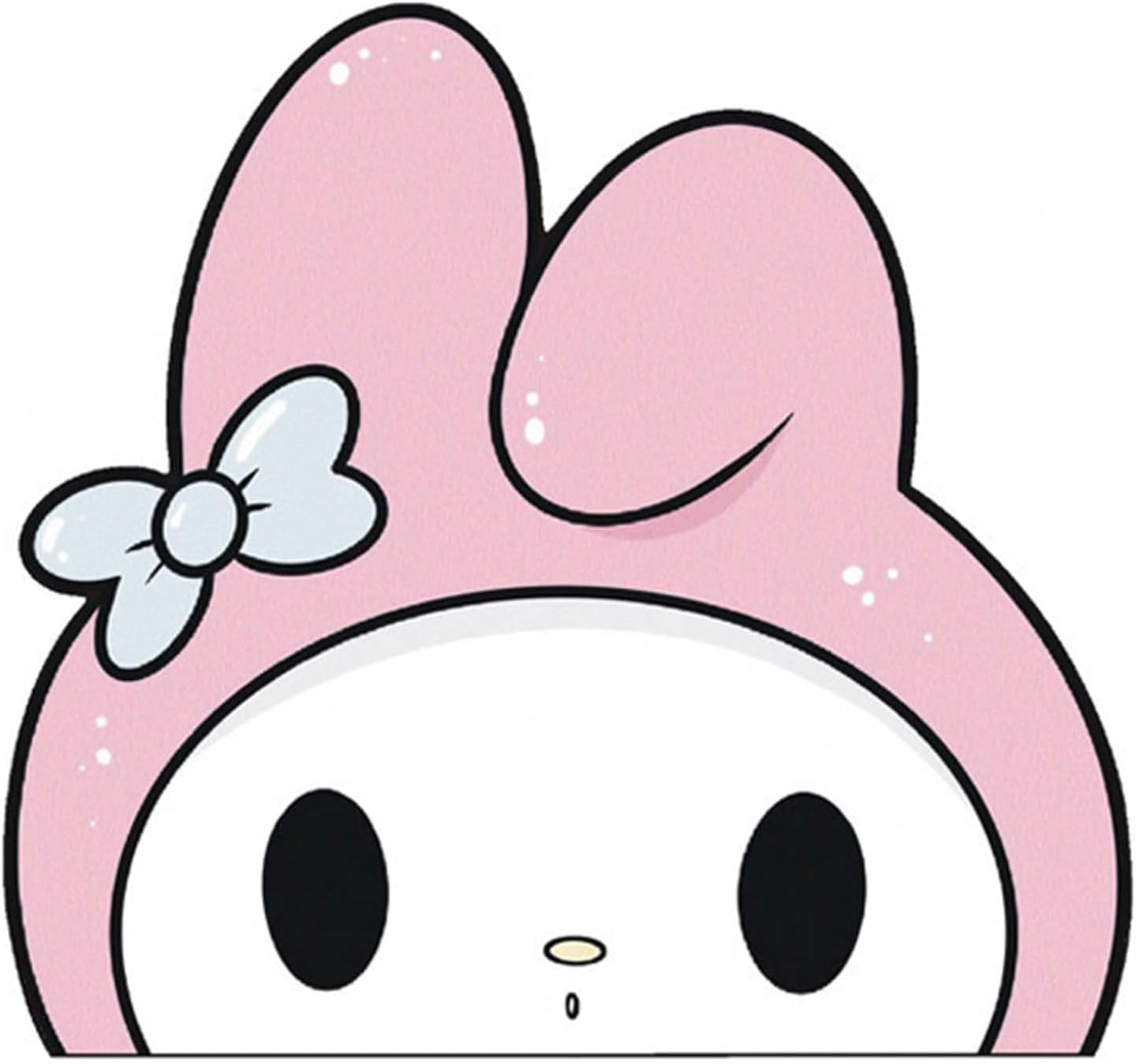 Mele Anime Car Sticker, Reflective Bumper Sticker, Kawaii Car Accessories, Window Decals, Cute Hood Decals