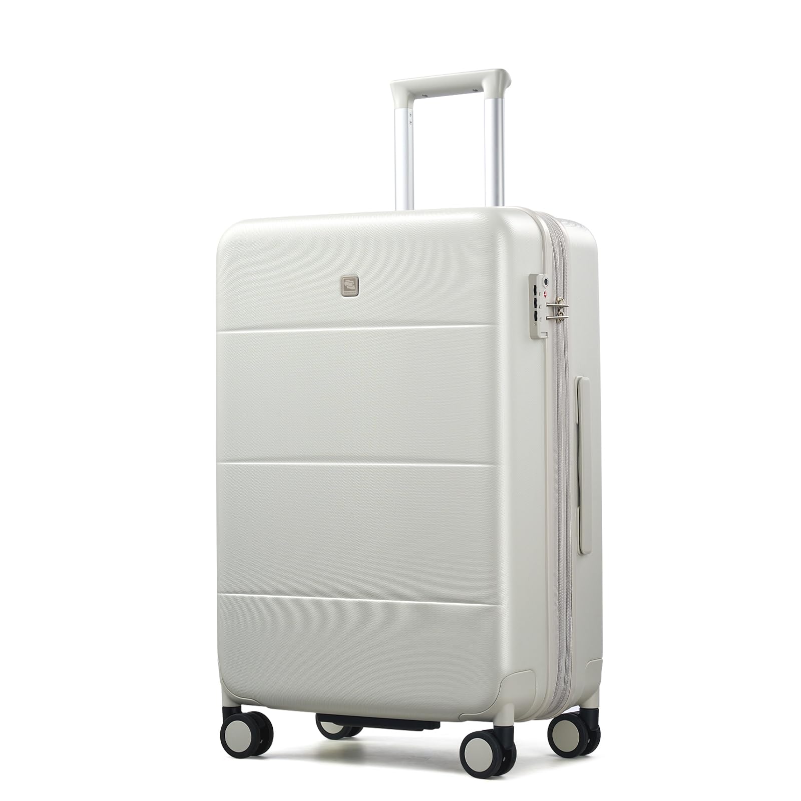 Hanke Expandable 26 Inch Luggage with Spinner Wheels, Hardside Large Suitcase, All-PC Hard Shell Travel Luggage, TSA Lock, Lightweight Durable Checked-Medium (Blackish Green, 93L) — view 24