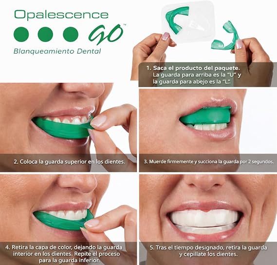 Opalescence GO 15 Whitening Bundle - (7 Treatments) Hydrogen Peroxide Prefilled Teeth Whitening Trays and Travel Sensitive Whitening Toothpaste 1 Oz - Mint Flavor- Includes a Toothbrush - 6288-1T