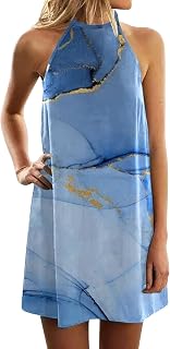 Summer Dresses for Women UK Short Formal Dresses for Women Sleeveless Dresses Knot Front Ruffles Dresses Bell Sleeve Split Cocktail Party Dress Beach Dresses for Women