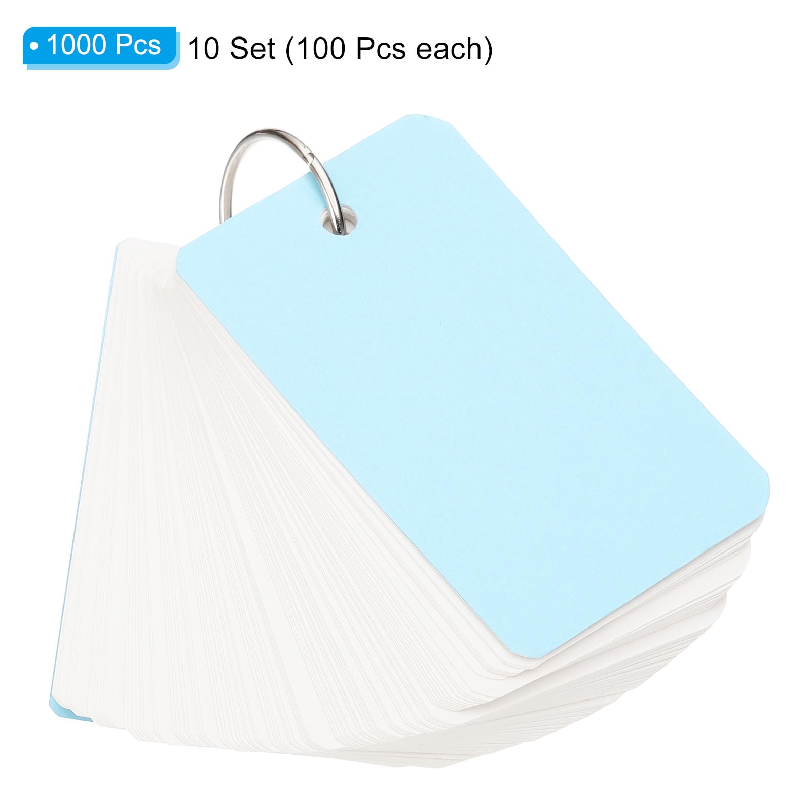PATIKIL Blank Index Cards with Ring - Image 3