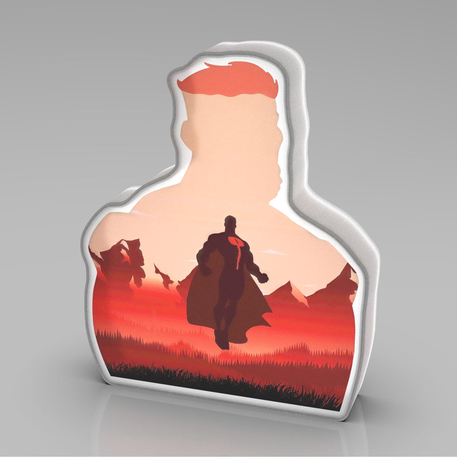 Panneau lumineux LED rouge Hero'S Journey Allenjoy pour ambiance gaming et bureau d'adolescent