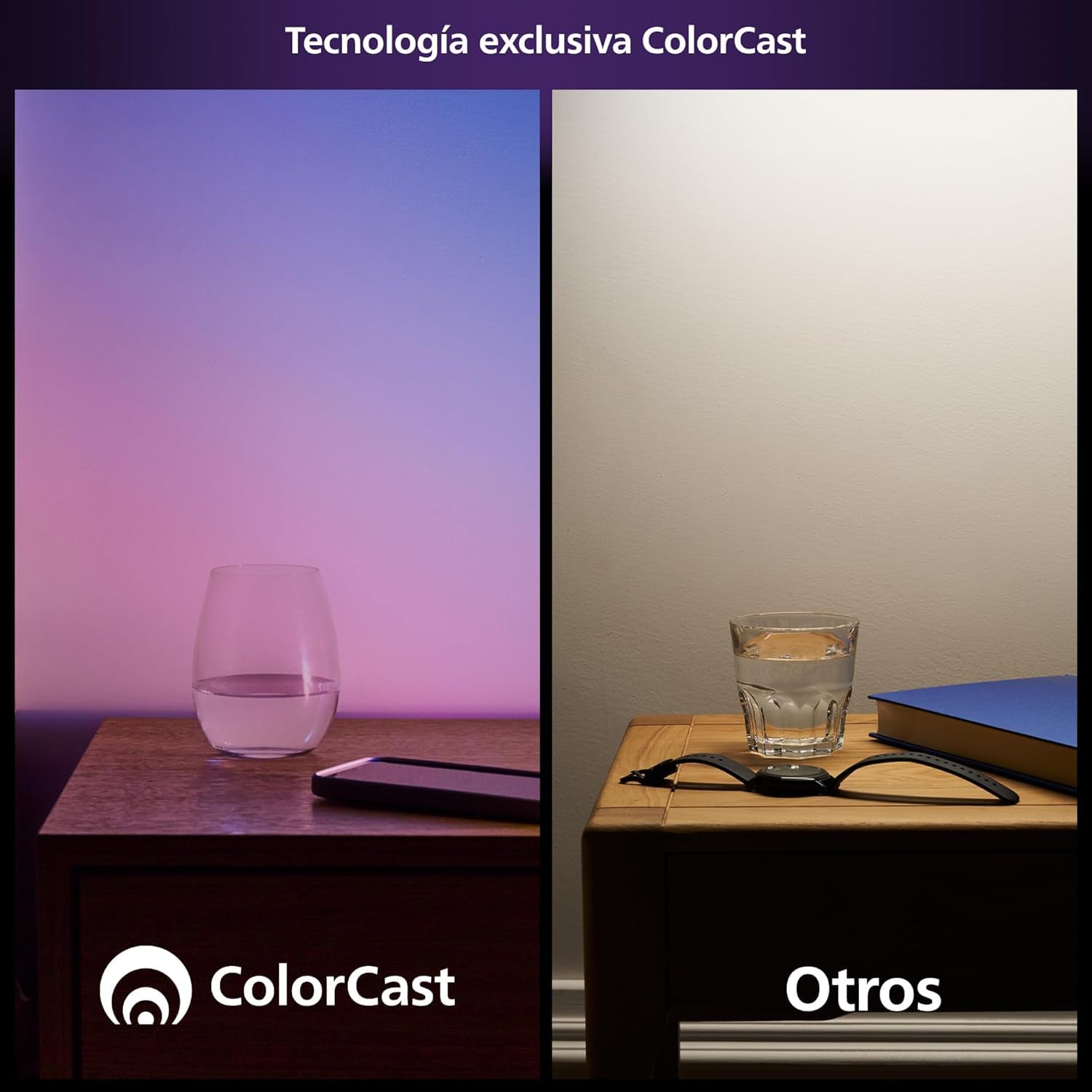 Philips Hue Twilight, Lámpara de mesilla inteligente, optima para dormir y despertar, luz blanca y de color, compatible con Bluetooth, control por voz con Alexa, Apple Home y Google Assistant