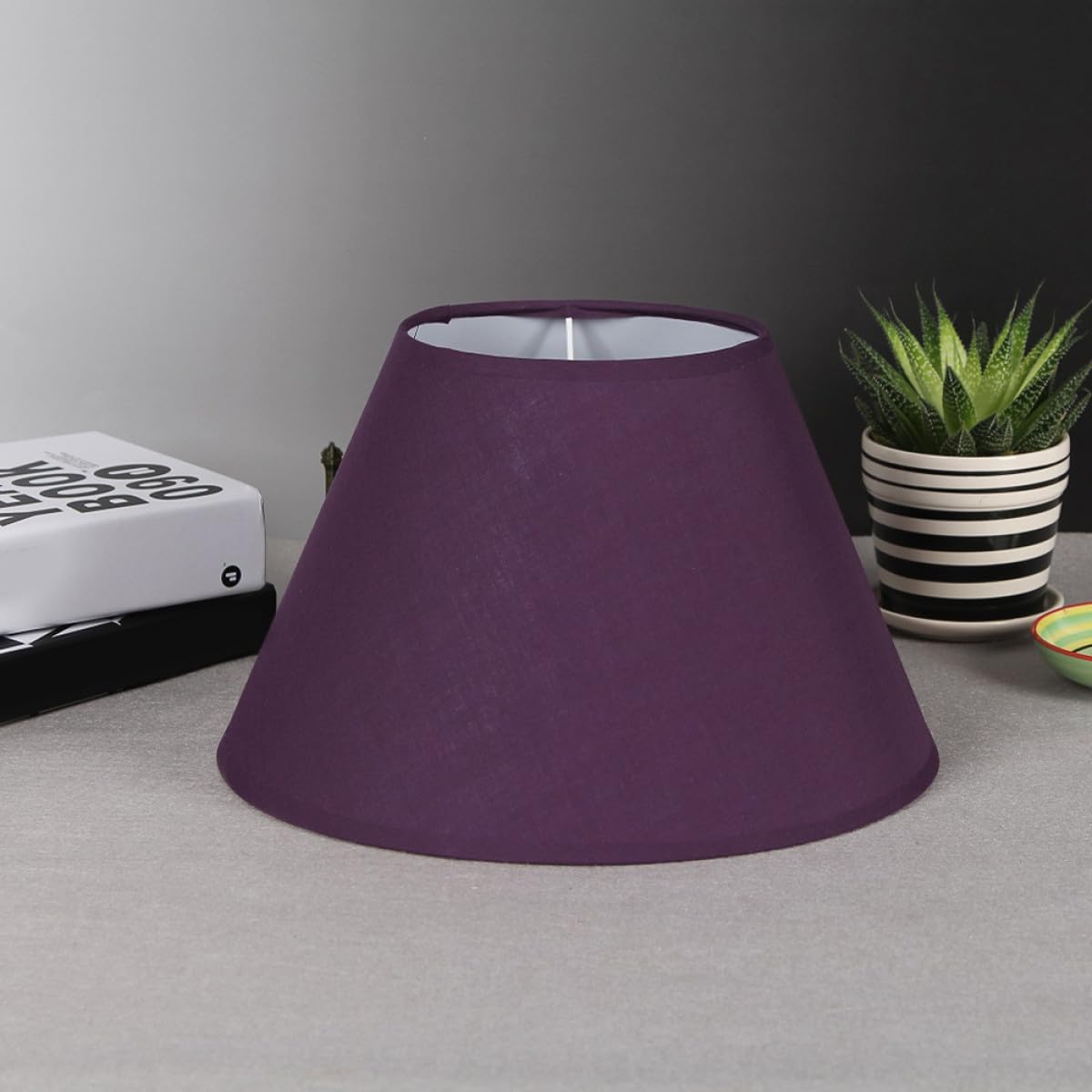 CRAFTHROU Paralume per lampada da tavolo, piccolo, in tessuto, per camera da letto, plafoniera, decorazione decorativa
