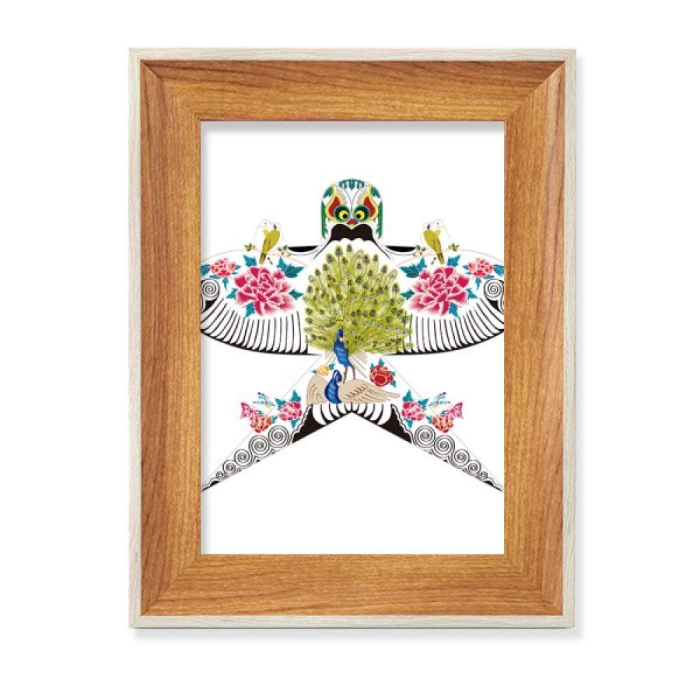 Cadre photo bois de bureau cerf-volant chinois traditionnel pour décoration salon et peinture