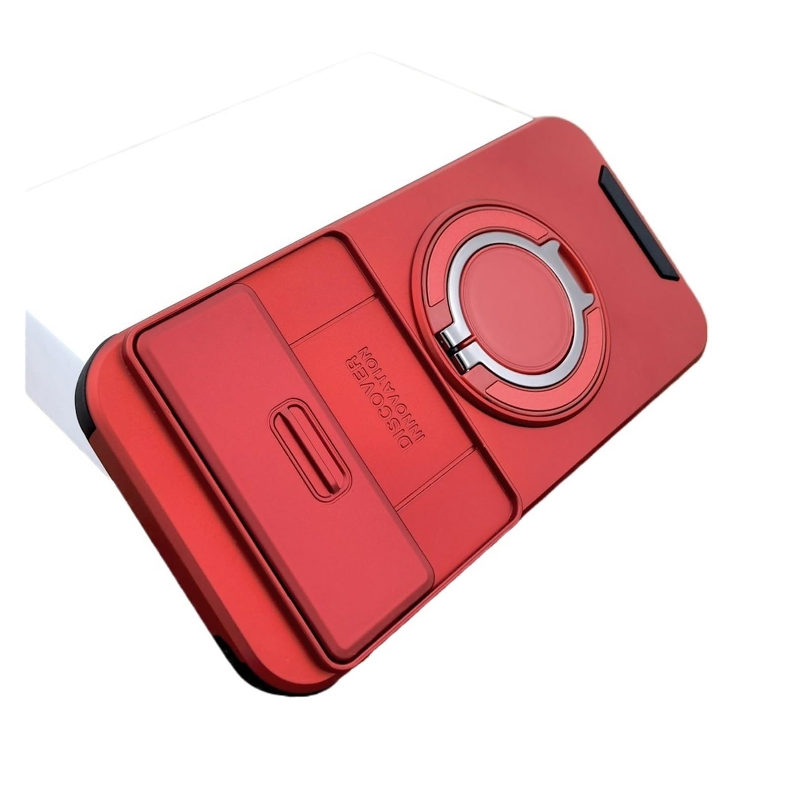 Coque blindée antichoc pour Google Pixel 10 Pro XL avec support robuste de couleur rouge - 5