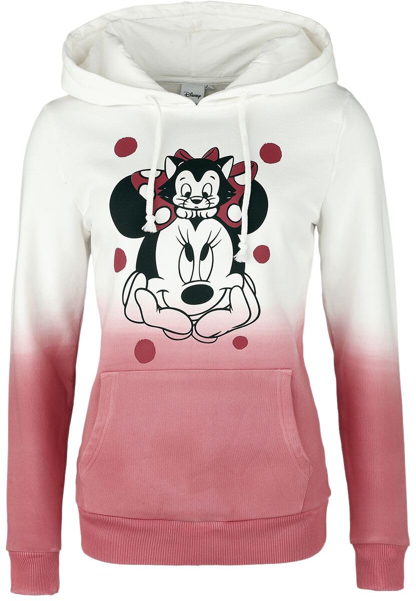 Micky & Minnie Minnie Mouse Mujer Sudadera con Capucha Multicolor 65% algodón, 35% poliéster Regular