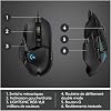 Logitech G G502 HERO Wired Gaming Mouse, LIGHTSYNC technology, 25,600 DPI, 11 Programmable Keys, 121g Weight, Black
