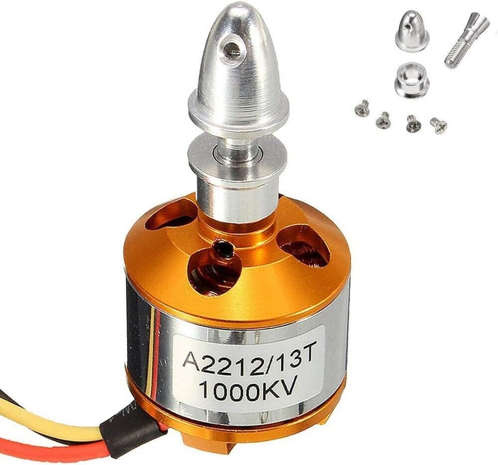 A2212 1000KV Brushless Motor, High Performance RC Aircraft Motor for DIY Drone, Quadcopter, Helicopter, Airplane Models-image-11
