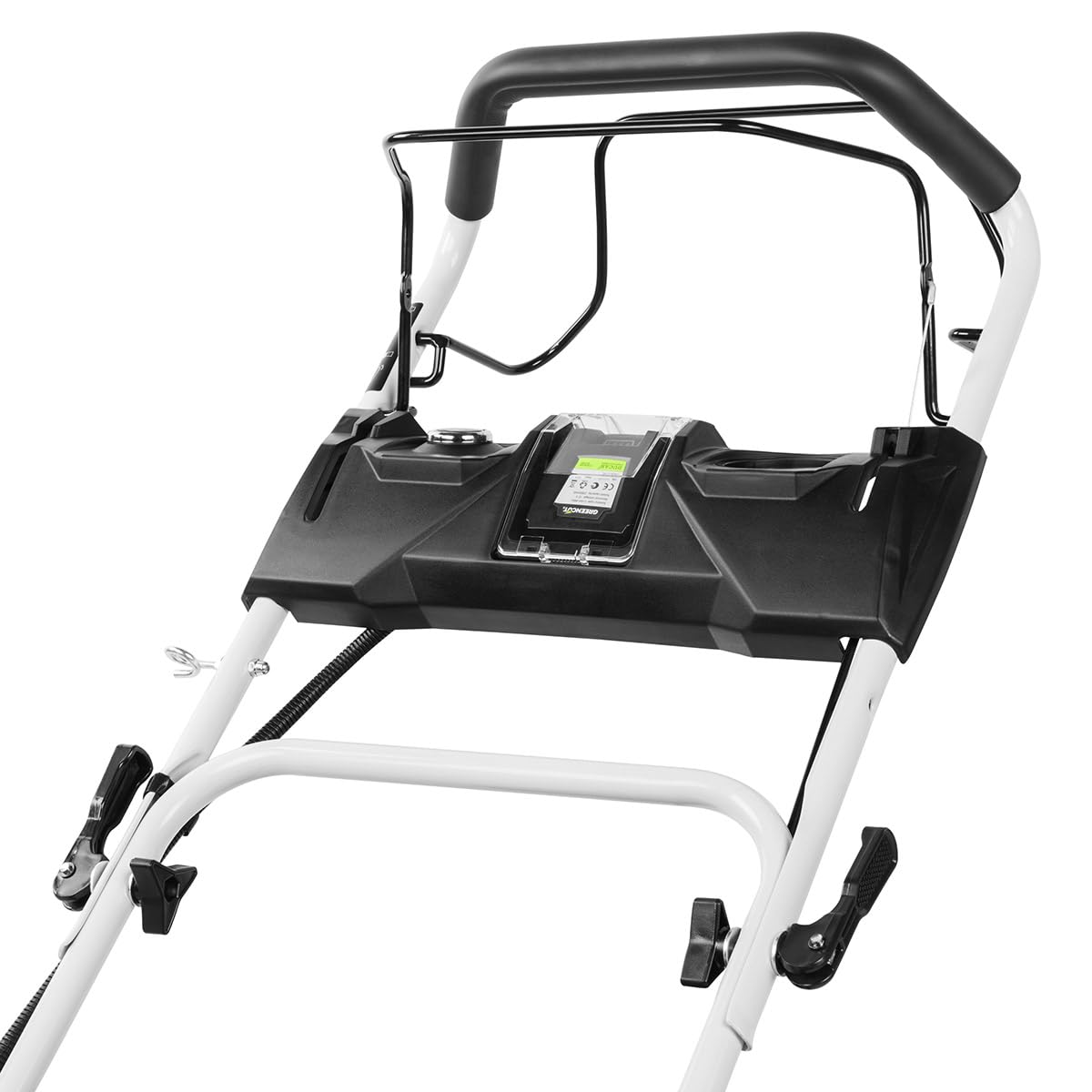 Cortacésped de Gasolina GLM770XE_A Autopropulsado Acero 150cc 4cv Arranque eléctrico, 7 Posiciones, Manillar Acolchado