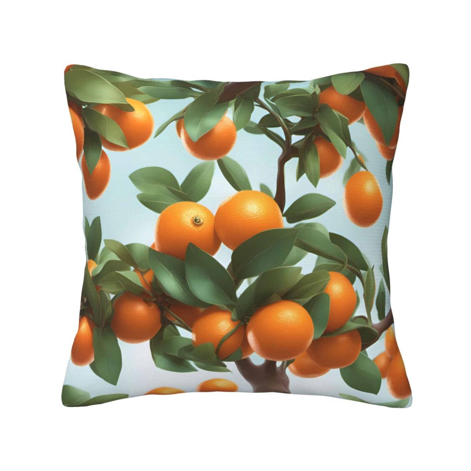 SXZVVBN Many Oranges on the TreeDecorative Square Sofa Cushion Covers