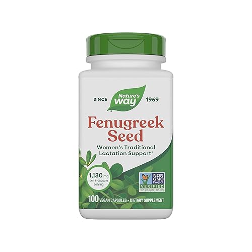 Nature's Way Fenugreek Seed Supplement, Fenugreek for Traditional Breastfeeding Lactation