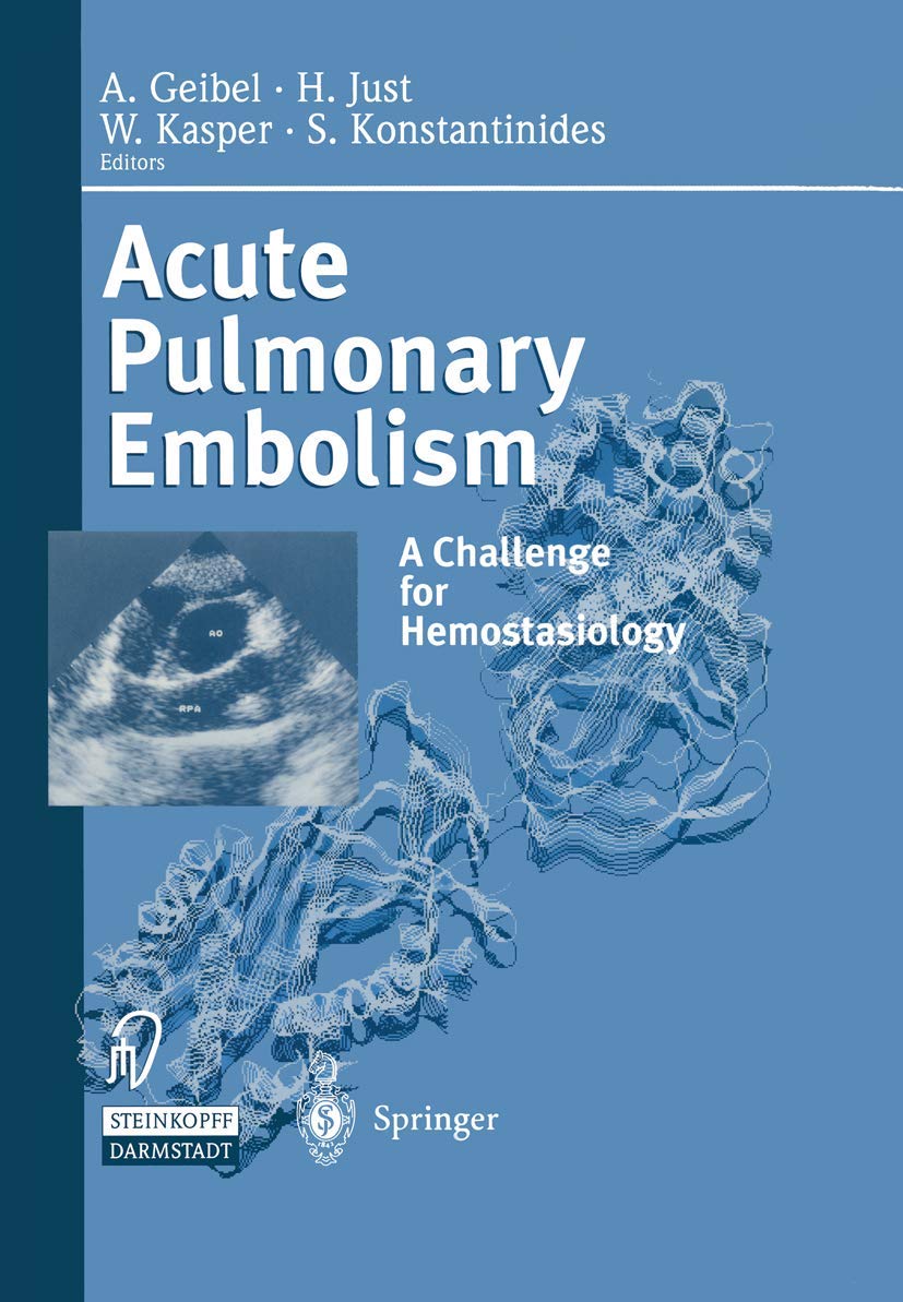 Buy Acute Pulmonary Embolism: A Challenge for Hemostasiology — BookShops.in