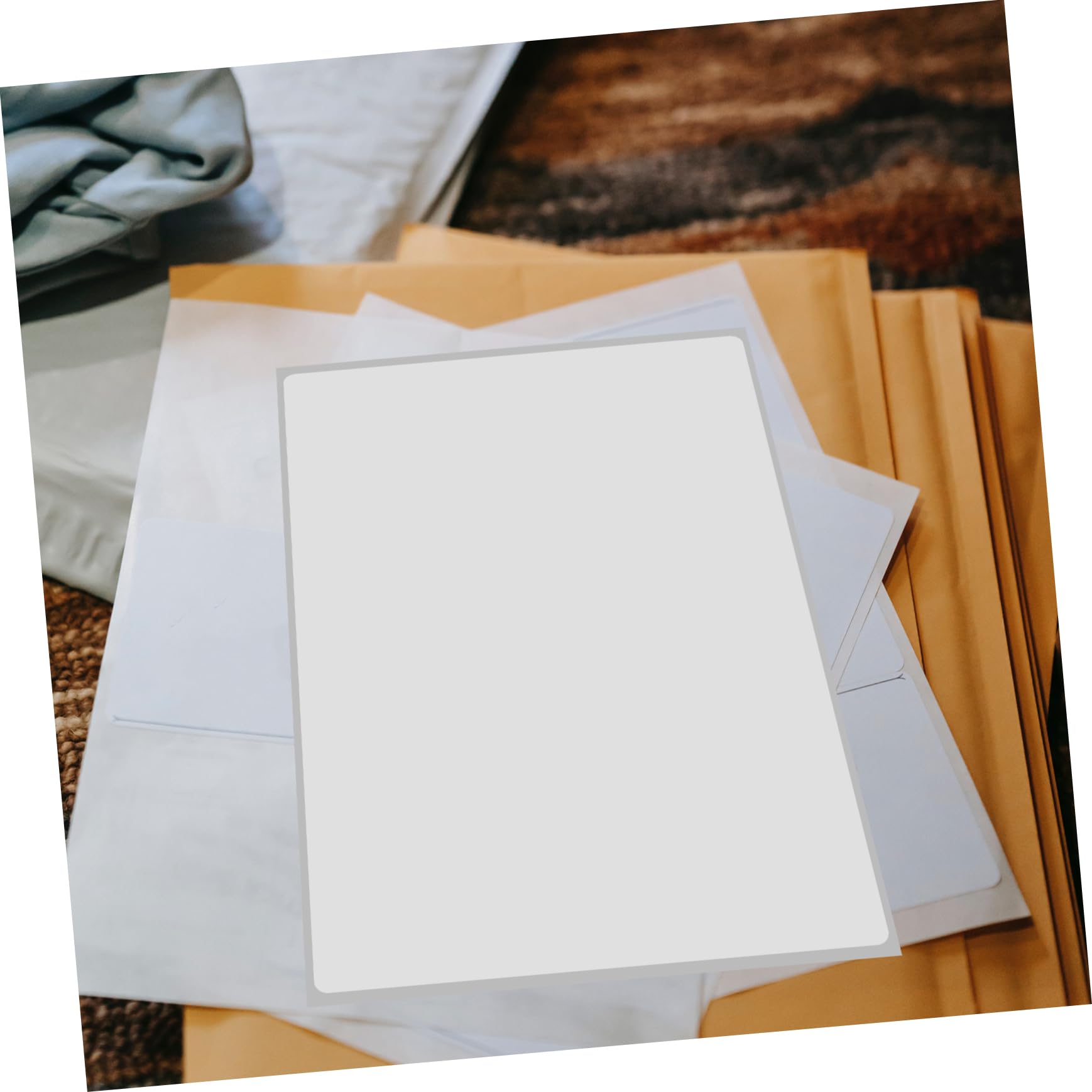 Etiquetas Adhesivas de Papel Sintético 4x6 Pulgadas, 160 Hojas