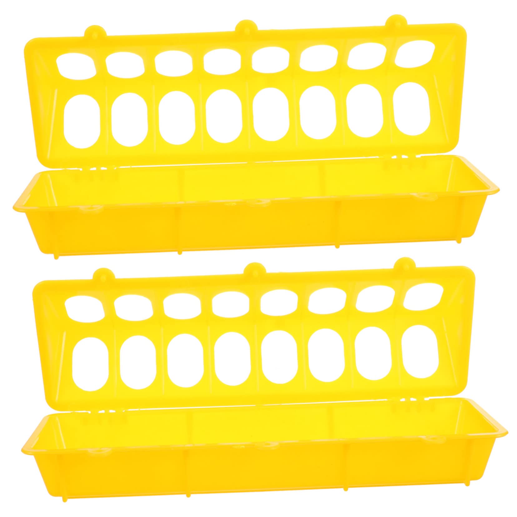 POPETPOP 4pezzi Mangiatoia Per Contenitori Per e Spill Duraturi Per Pappagalli e Pollame Facile e Utilizzare