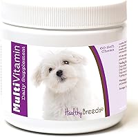 Vista 11 de Healthy Breeds Multivitamínico siberiano Husky para perros, suplemento diario recomendado por veterinarios, sabor a tocino, 60 masticables suaves