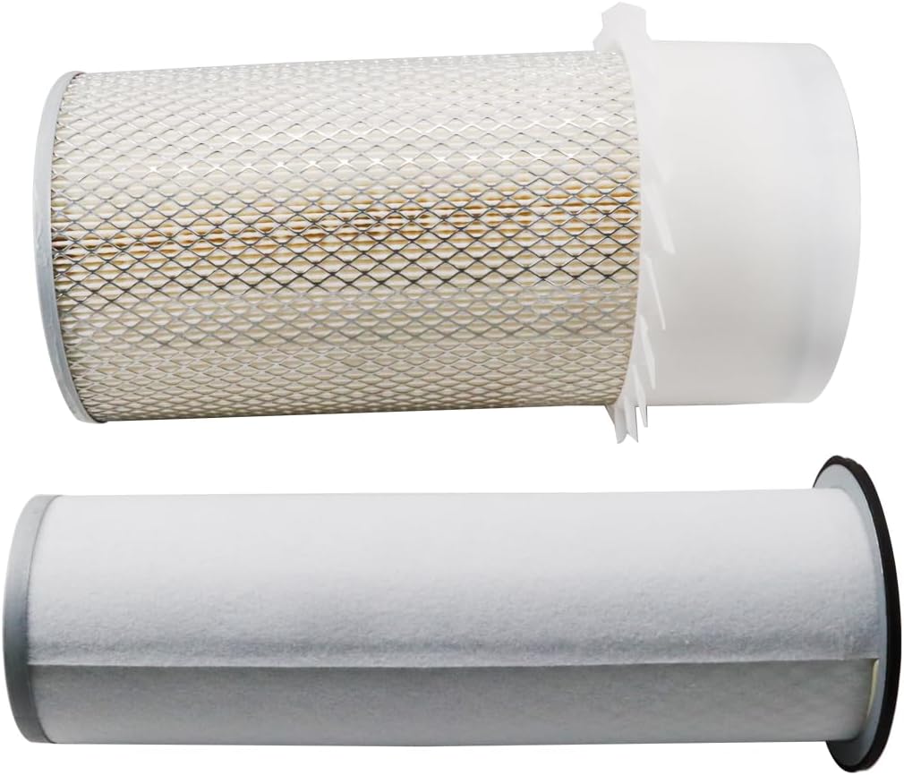 6681474 6681475 Air Filter Replaces P131394 P182054 Compatible with Bobcat Skid Steer 963 S220 S250 S300 S330 Track Loader T250 T300 T320 All-Wheel Steer Loader A300